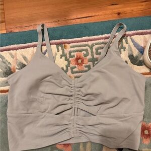 Sage Green Athleta Ruched Bralette